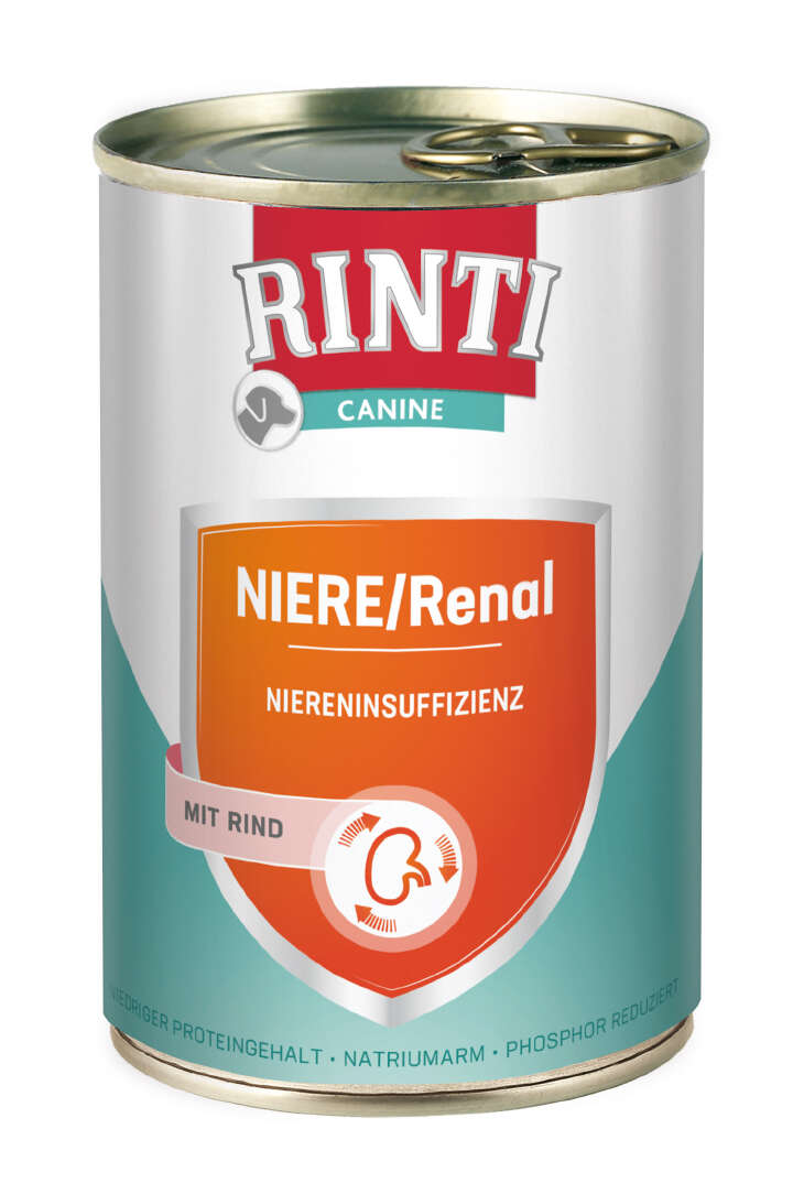 RINTI Hunde-Nassfutter Canine Niere Rind